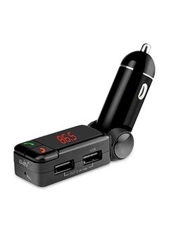 Buy Car Wireless FM Transmitter With Dual USB Charging Port in UAE