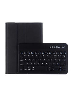 Buy Detachable Wireless Keyboard With Smart Case Protection For Apple iPad Black in UAE