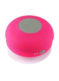 Buy Bluetooth Portable Waterproof Speaker Pink in UAE