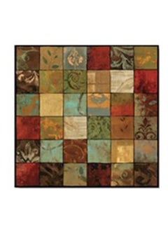 Buy Decorative Wall Art With Frame Brown/Beige 30x30cm in Egypt