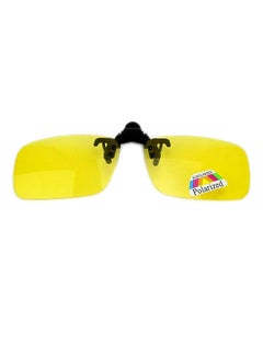 Buy Day Night Vision Polarized Clip On Lens Driving Sunglasses in UAE