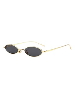 Buy Stylish And Modern Design Oval Metal Sunglasses in UAE