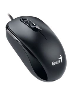 Buy Wired USB Optical Mouse Black in UAE