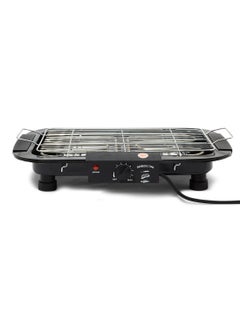 Buy Electric Adjustable Barbeque Chrome Grill With Automatic Control Thermostat Black/Silver 50x8x34cm in UAE