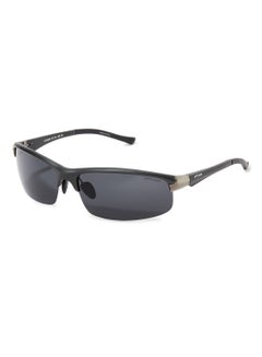 Buy Men's UV Protection Semi-Rimless Sunglasses in UAE