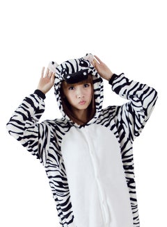 Buy Zebra Shaped Long Sleeve Pajamas Set Multicolour in UAE