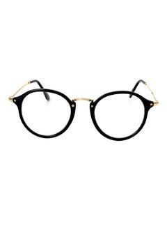 Buy unisex Korean Style Fashion Metal Frames Round Eyeglasses in UAE