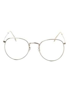 Buy unisex Retro Flat Mirror Oval Eyeglasses in Saudi Arabia