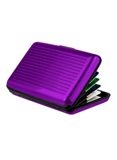 Buy Business ID Credit Card Wallet Case Purple in Saudi Arabia