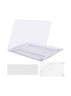 Buy Protective Case With Keyboard Cover And Screen Protector For Apple MacBook Pro Clear in Saudi Arabia