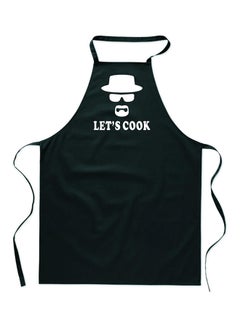 Buy Kitchen apron Black/White 65 X 90centimeter in Egypt