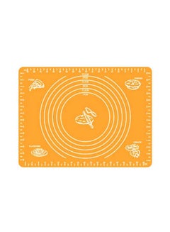 Buy Silicone Baking Mat Orange/White 40x30centimeter in Saudi Arabia