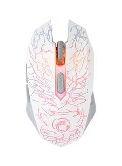 Buy Wired USB Gaming Mouse White in UAE