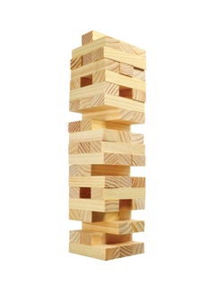 Buy 54-Piece Wooden Tower Blocks Sets 3+ Years in Saudi Arabia