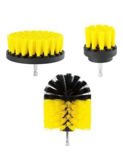 Buy 3 Piece Set Medium Hard Brush Drill Attachment Brush in Saudi Arabia