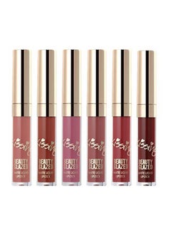 Buy 6-Piece Moisturizing Matte Liquid Lipstick Set Exposed/Koko K/Candy K in UAE