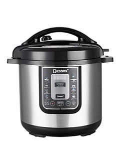 Buy Electric Pressure Cooker 6.0 L 8008-6L Silver/Black in UAE