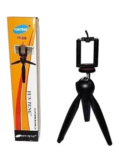 Buy Tripod Stand With Phone Holder Black/Red in UAE