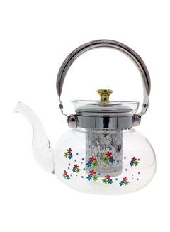 Buy Tea And Coffee Pot Clear 1000ml in UAE