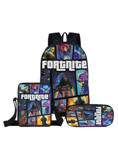 Buy 3-In-1 Fortnite Series School Backpack Multicolour in Saudi Arabia