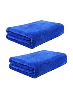 اشتري 2-Piece Ultra Soft Microfiber Cleaning Towel في السعودية