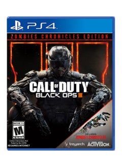 Buy Call Of Duty: Black Ops 3 Zombies Chronicles Edition (Intl Version) - Action & Shooter - PlayStation 4 (PS4) in UAE