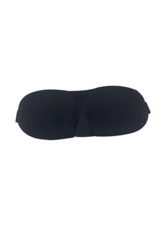 Buy Memory Foam Padded Sleeping Eye Mask Black in Saudi Arabia