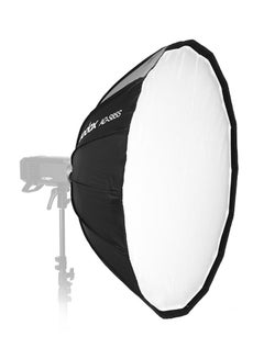 Buy Portable Parabolic Umbrella Softbox Reflector 85centimeter White/Black in UAE
