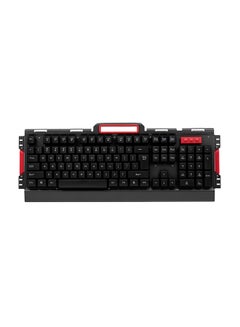 Buy Wireless Gaming Keyboard With Mouse Set Black in UAE