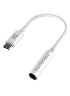 Buy USB-C to 3.5 mm Headphone Jack Adapter, Type C to 3.5mm Female Aux Audio Cable with HD Sound for Google Pixel 2 3 XL, Samsung, Essential, Huawei, Moto, OnePlus, HTC, Xiaomi, AUXLink-C White in Saudi Arabia