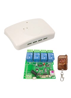 Buy Wireless Smart Home Automation Module Switch With Shell Timer White/Brown/Green in UAE