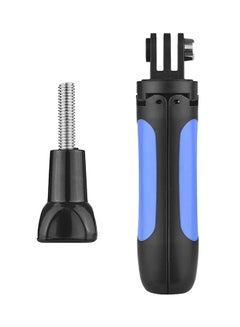 Buy Mini Extension Selfie Stick Tripod Stand Black/Blue in UAE