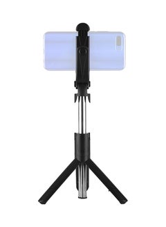 Buy Extendable Selfie Stick Tripod With Bluetooth Remote Controller Black in Saudi Arabia