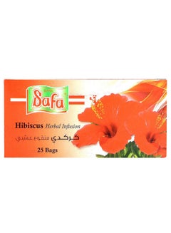 Buy Hibiscus Herble Infusion Tea Bag Set 25 Pieces 25 x 2grams in UAE