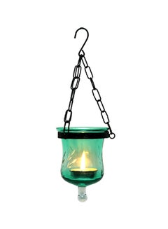 Buy Hanging Candle Lamp Green 10cm in UAE