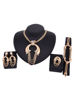 Buy 4-Piece 18 Karat Gold Plated Jewellery Set in UAE