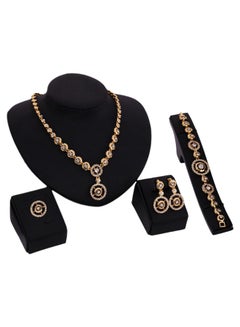 Buy 4-Piece 18 Karat Gold Jewellery Set in Saudi Arabia