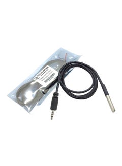 Buy Waterproof Temperature Sensor Cable Black/Silver in UAE