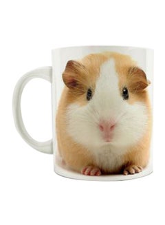 Buy Animal Printed Mug Beige/White/Black 350ml in Egypt