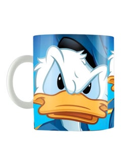 Buy Donald Duck Printed Coffee Mug Blue/White/Yellow in Egypt