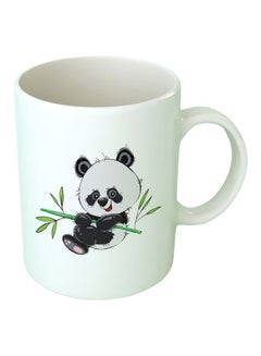 اشتري مج قهوة بطبعة على شكل دب الباندا أبيض/أسود/أخضر في مصر