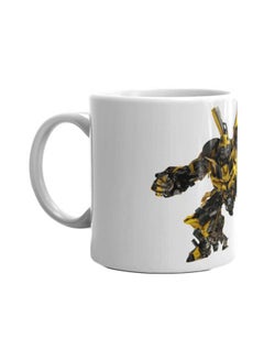 Buy Printed Ceramic Mug White/Yellow/Black in Egypt