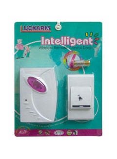 Buy Wireless Remote Control Doorbell White in UAE