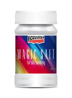 Buy Magic Salt For Slik Painting White 100ml in UAE