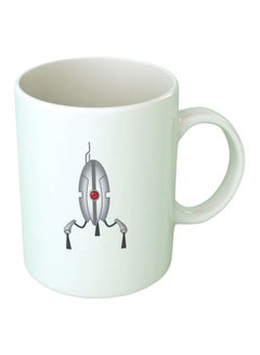 Buy Printed Ceramic Mug White/Grey/Red in Egypt