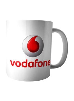 Buy Vodafone Printed Mug White/Red in Egypt