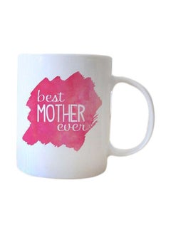 Buy Best Mother Ever Printed Mug White/Pink in Egypt