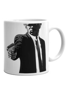 اشتري Pulp Fiction Printed Mug أبيض/أسود Standard في مصر