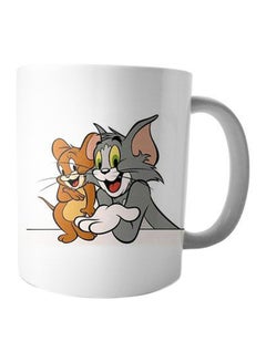 Buy Tom And Jerry Printed Mug White/Brown/Blue Standard Size in Saudi Arabia