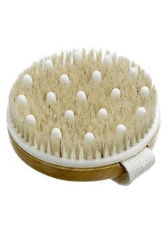Buy Body Scrub Dry Brush Beige/Brown/White in Saudi Arabia